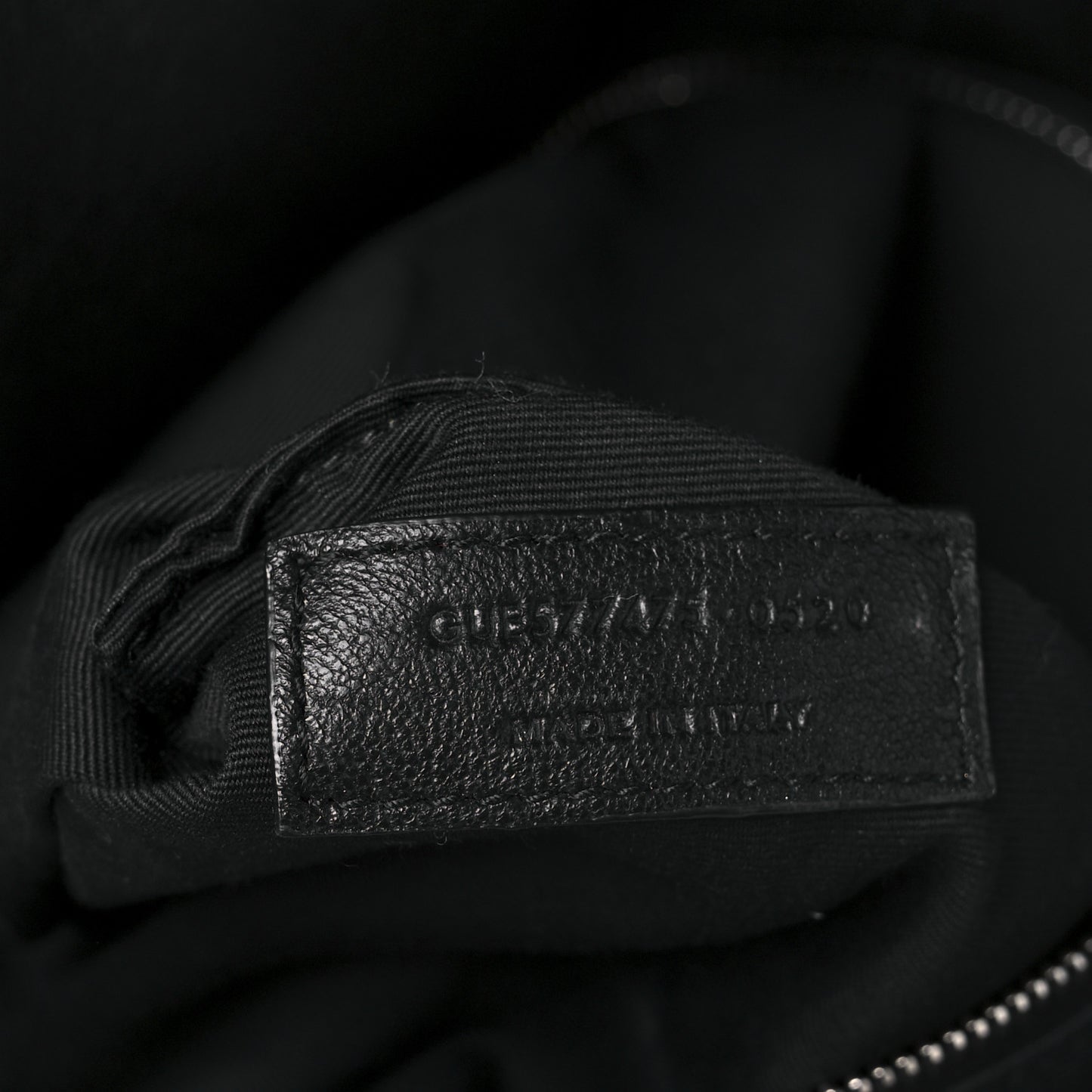 Lambskin Quilted Medium Loulou Puffer Monogram Chain Satchel Black