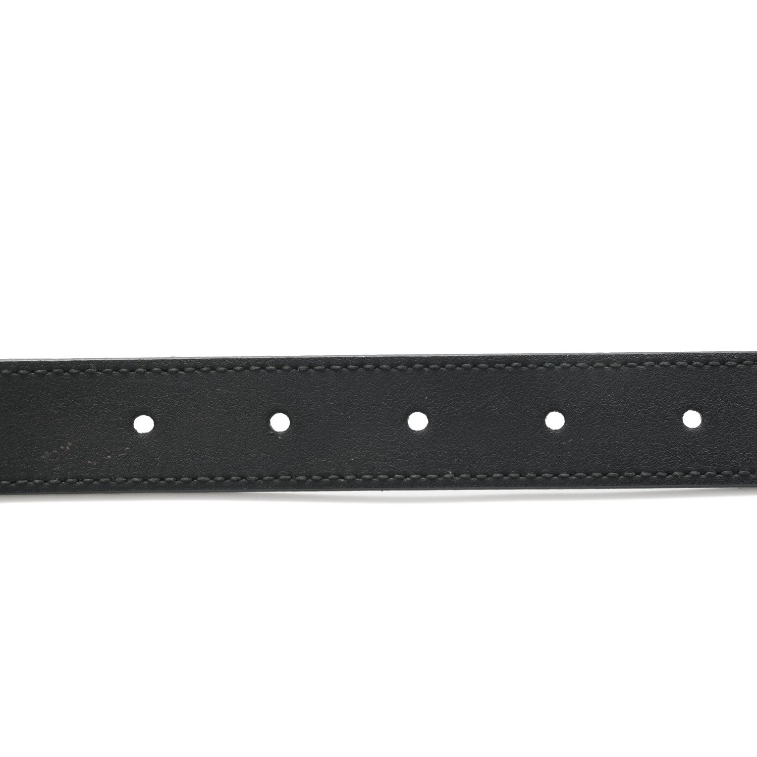 Gucci Moon Calfskin Torchon Double G 25mm Belt 75 30 Black 5 of 6