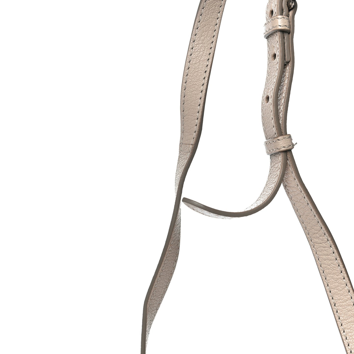 Goatskin Mini D-Ring Bag Beige