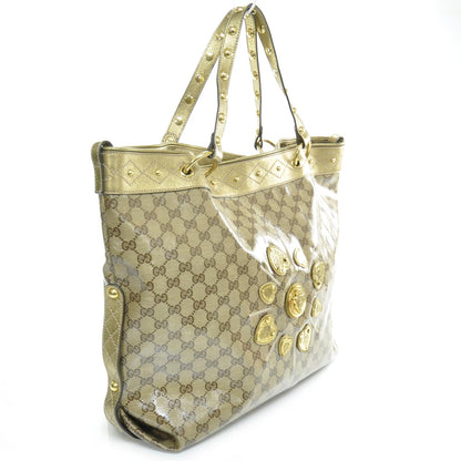 Gucci Crystal Monogram Studded Irina Tote 3 of 8