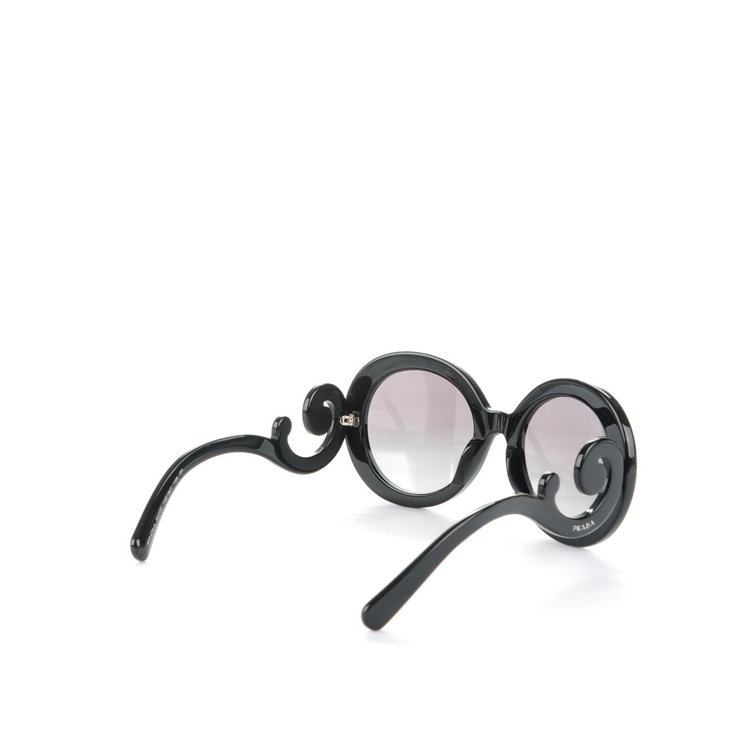 Prada Baroque Sunglasses SPR 27N Black 3 of 5