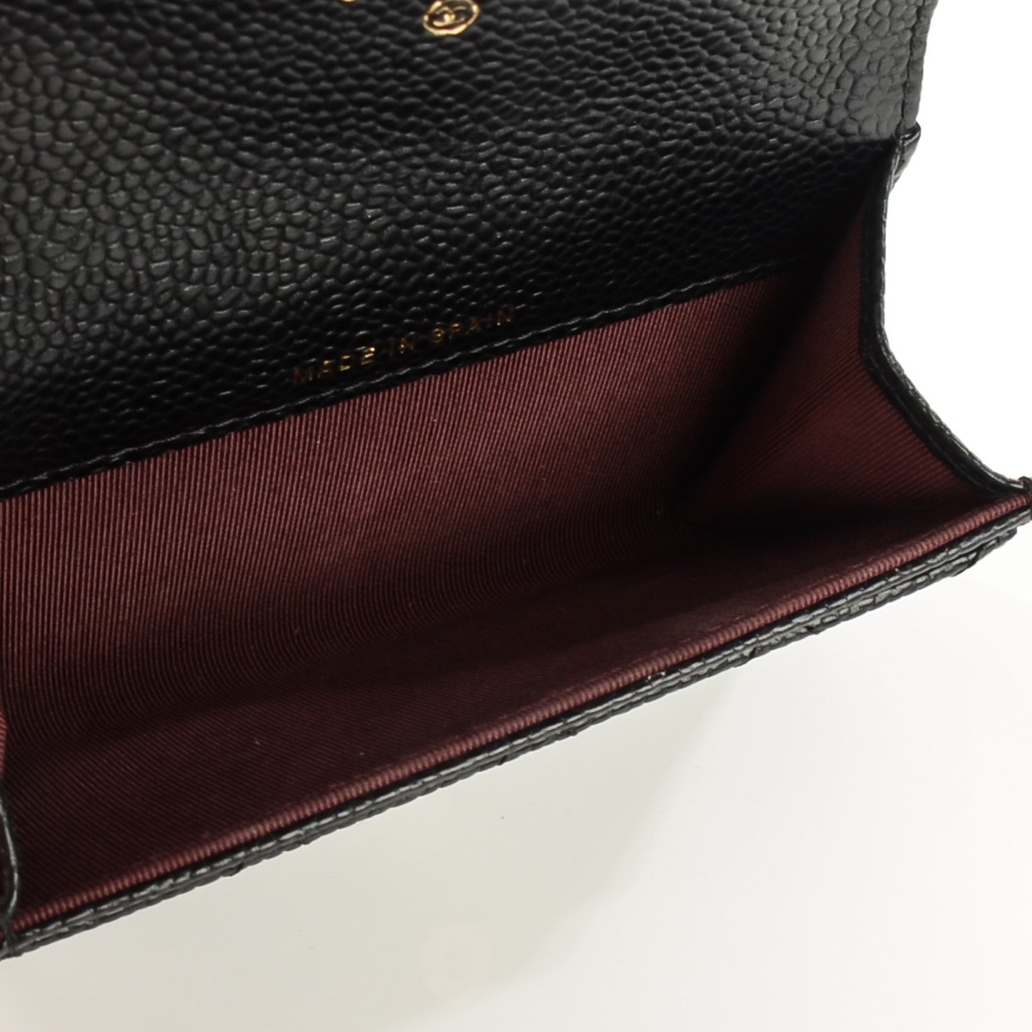 Chanel Caviar Quilted Flap Card Holder Black 6 of 9