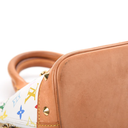 Louis Vuitton Monogram Multicolor Alma White 9 of 10