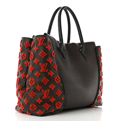 Louis Vuitton Veau Cachemire Tote W PM Chocolate 3 of 19
