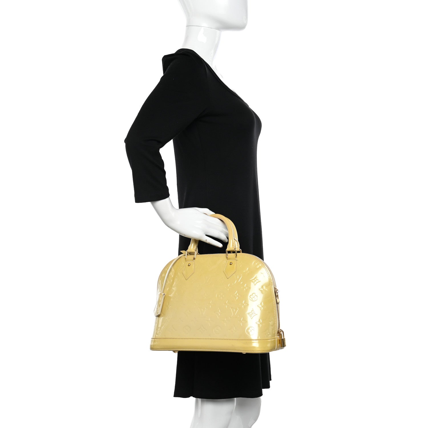 Louis Vuitton Vernis Alma PM Citrine 2 of 12