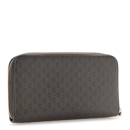 Gucci Microguccissima Zip Around Wallet Grey 3 of 11