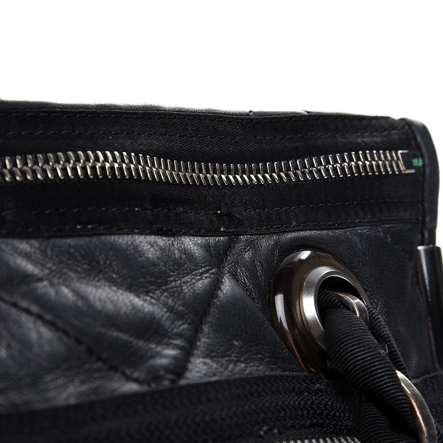 Lanvin Lambskin Quilted Medium Amalia Shoulder Bag Black 18 of 19