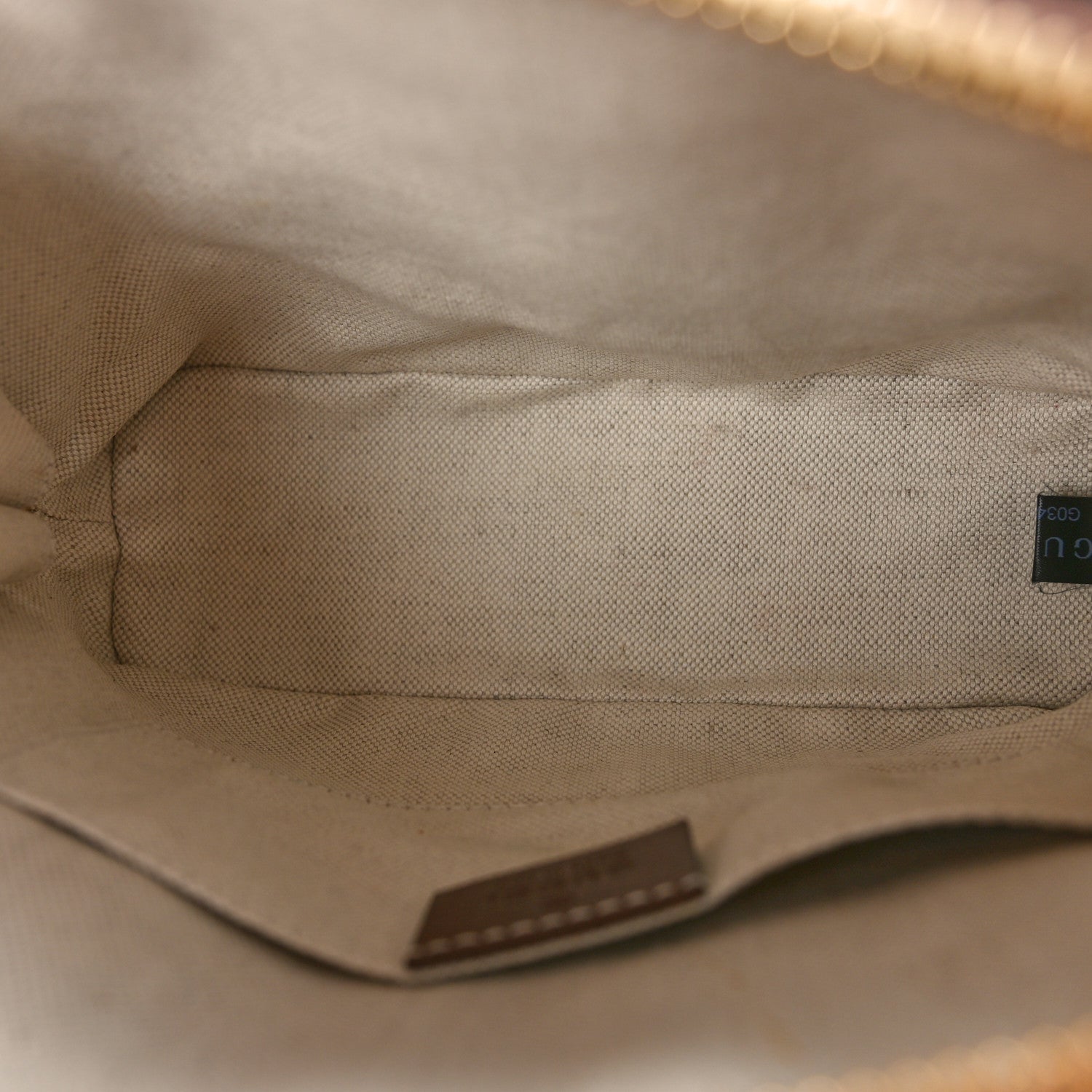 Gucci GG Supreme Monogram Azalea Calfskin Mini Horsebit 1955 Top Handle Bag Beige Ebony Brown Sugar 5 of 9