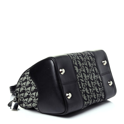 Christian Dior Monogram Boston Black 4 of 12