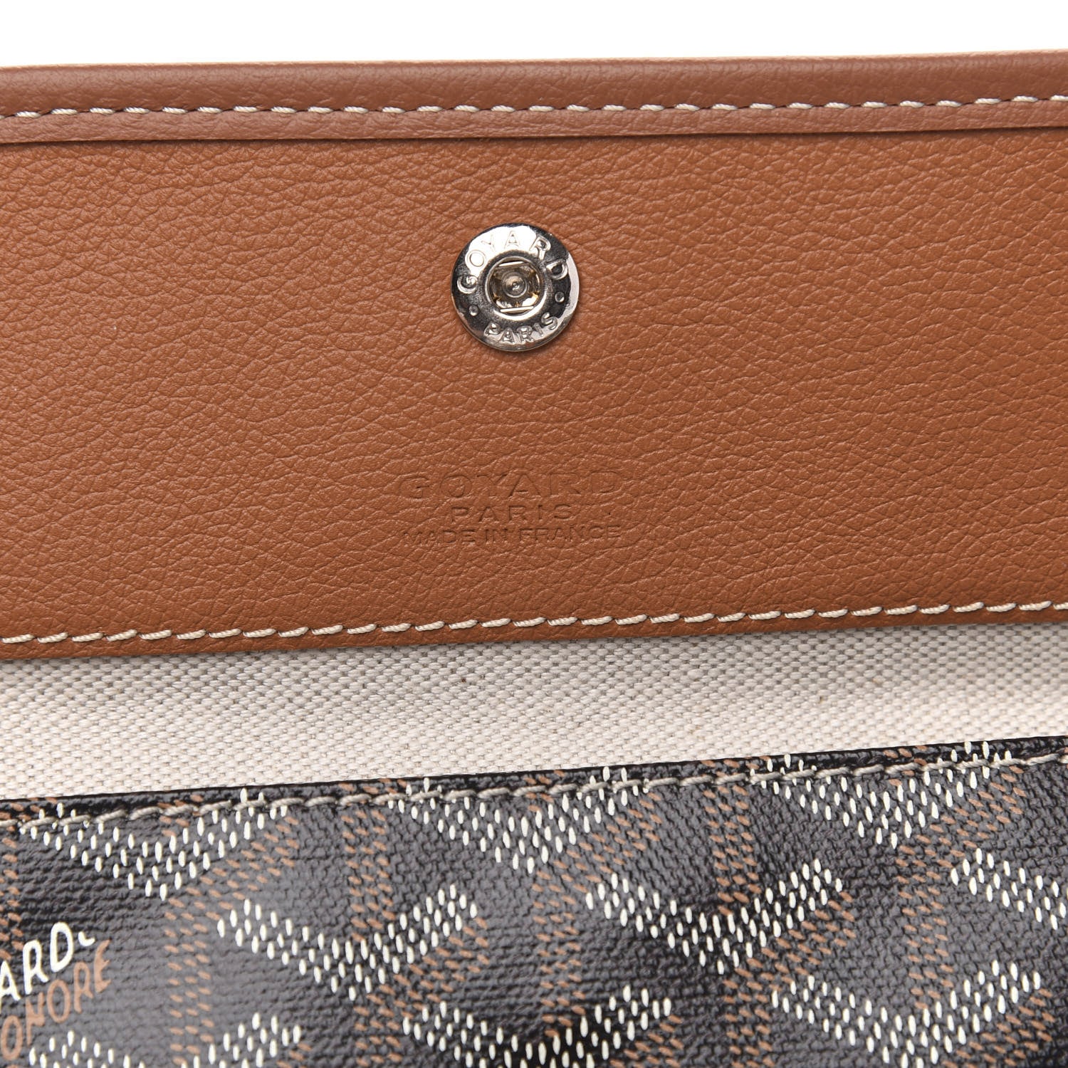 Goyard Goyardine Saint Louis GM Black Gold 6 of 10