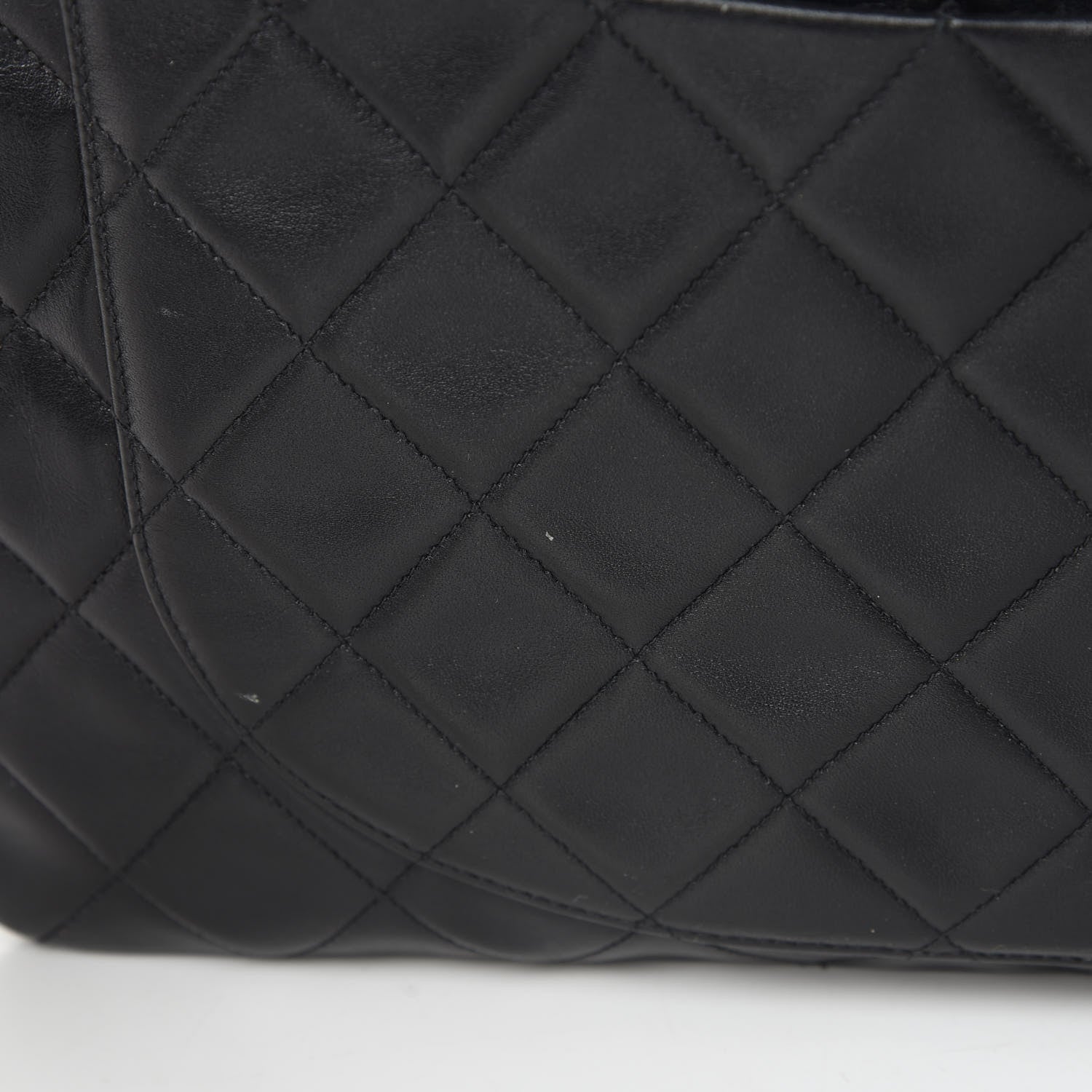 Chanel Lambskin Quilted XL Jumbo Single Flap Black 18 of 19