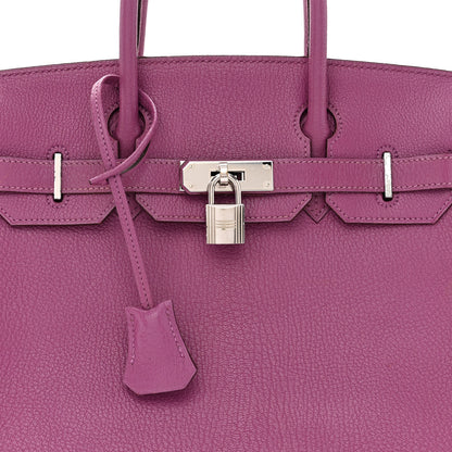 Hermes Chevre Mysore Birkin 30 Cyclamen 8 of 14