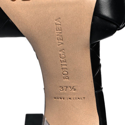 Bottega Veneta Nappa Maxi Intrecciato Lido Mule Sandals 37.5 Black 6 of 8