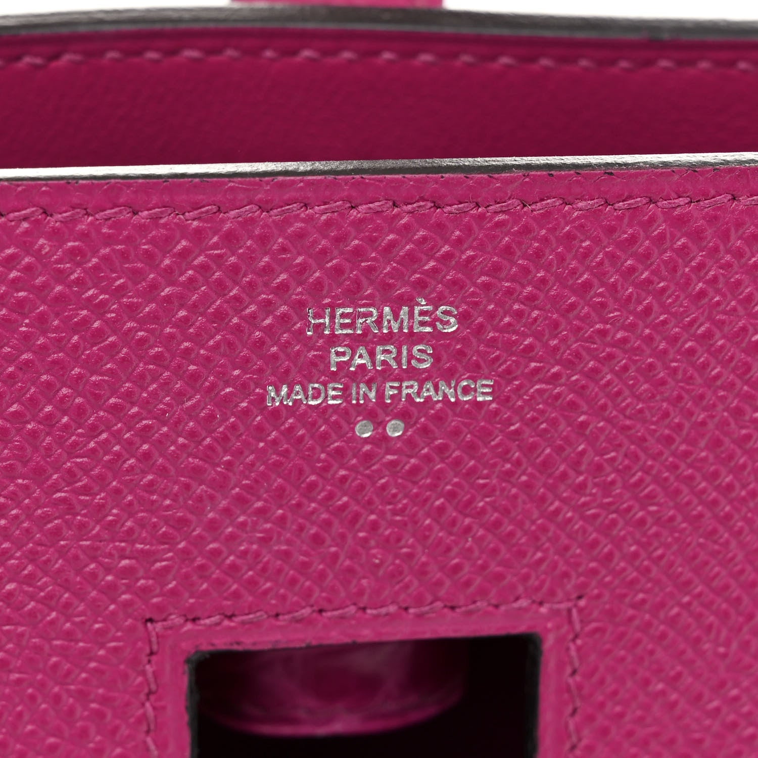 Hermes Epsom Shiny Niloticus Crocodile Touch Baton de Craie 30 Rose Pourpre Sheherazade 6 of 11