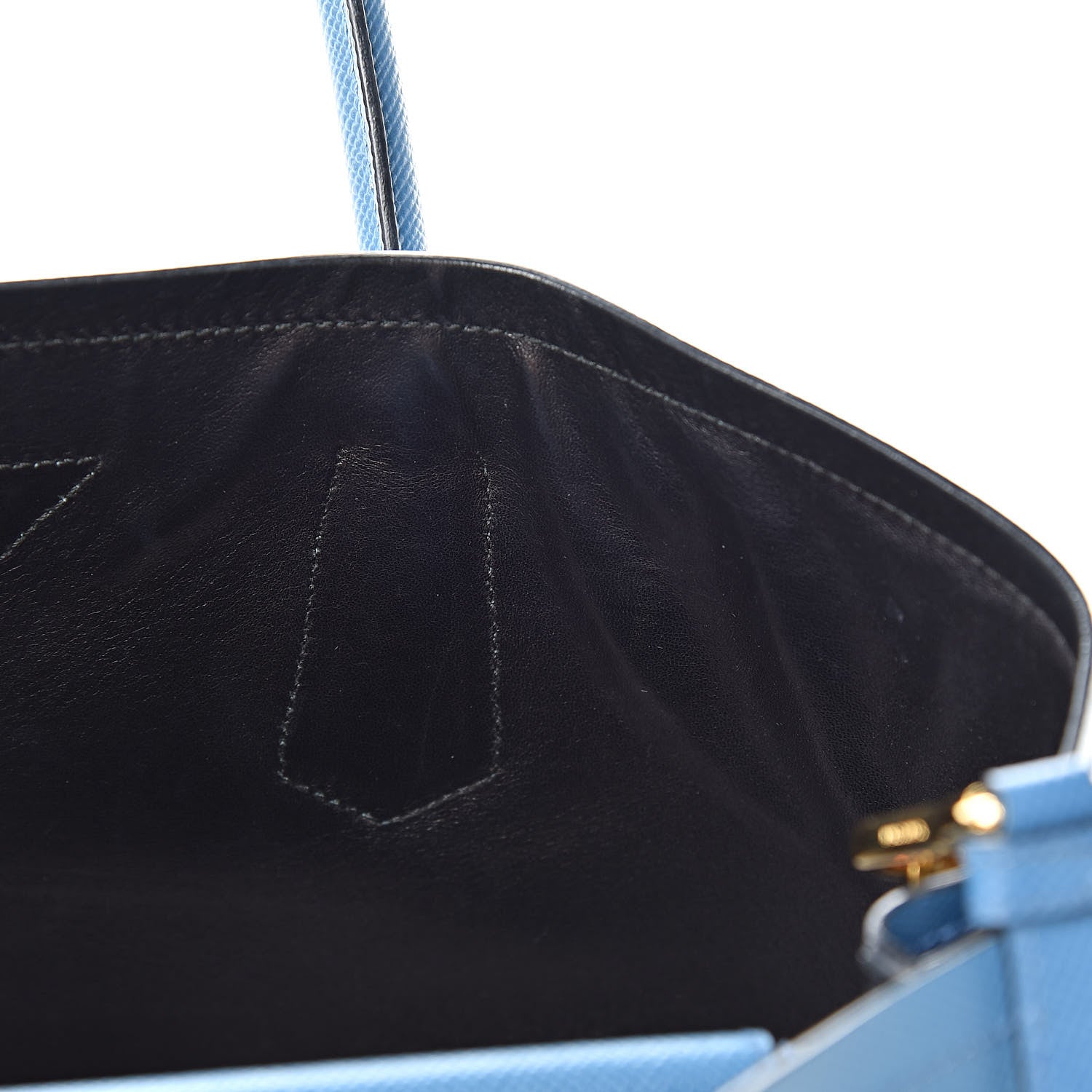 Prada Saffiano Cuir Large Double Bag Cobalto 13 of 16