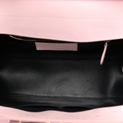 Balenciaga Grained Calfskin M Tube Round Tote Rose Poudre 4 of 18