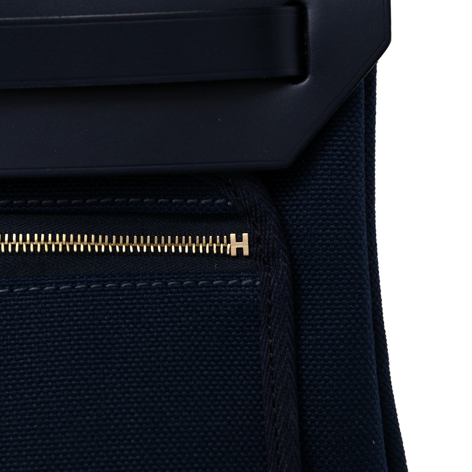 Hermes Military Toile Vache Hunter Herbag Zip 39 MM Bleu Indigo 18 of 19