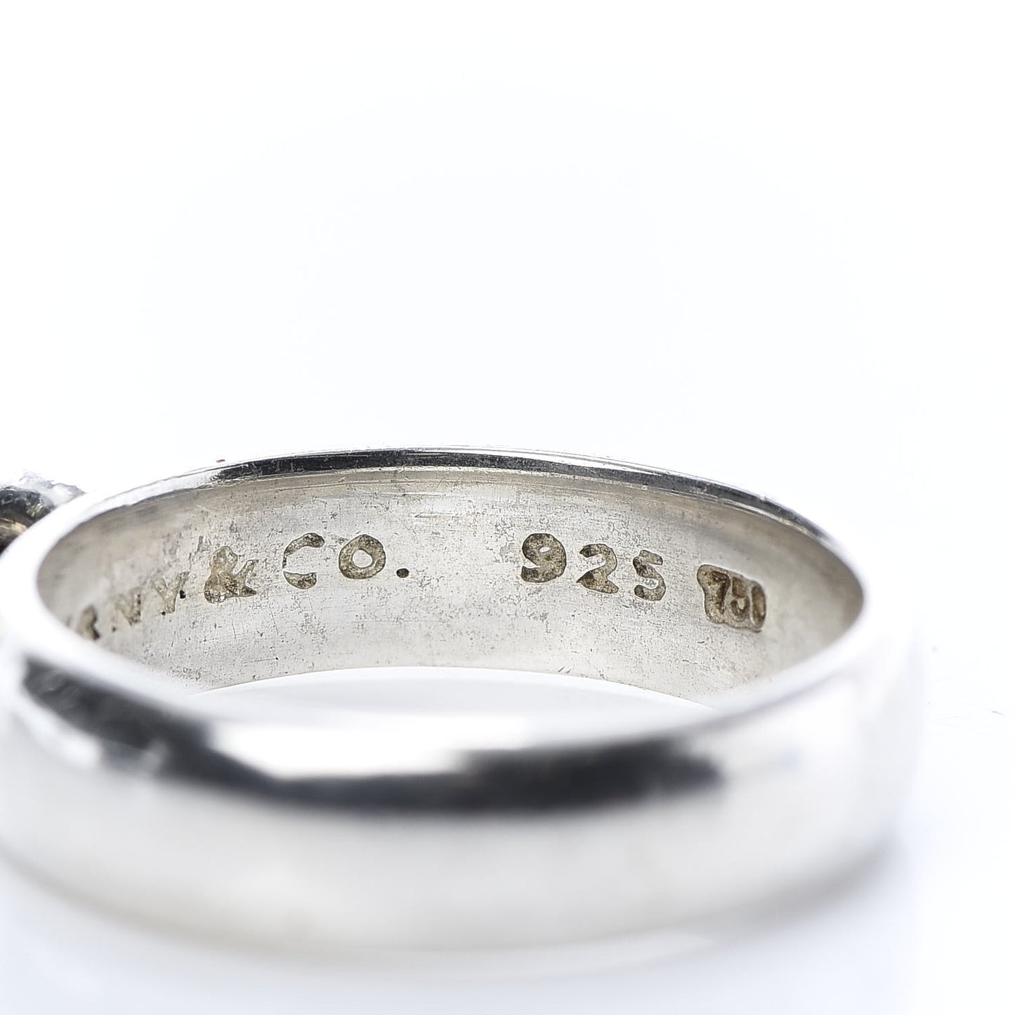 Sterling Silver 18K Yellow Gold Fascination Ball Ring 53 6.5