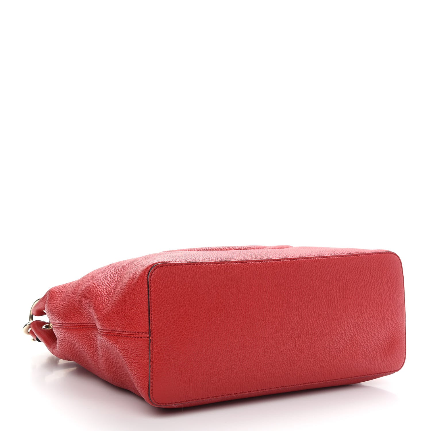 Gucci Pebbled Calfskin Large Soho Hobo Tabasco Red 4 of 9