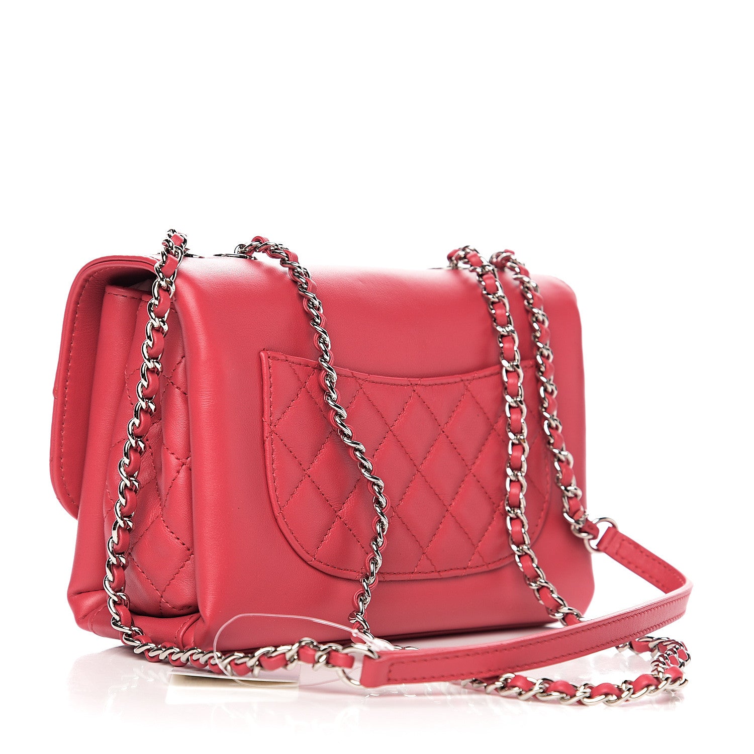 Chanel Calfskin Mini Tramezzo Flap Red 2 of 10