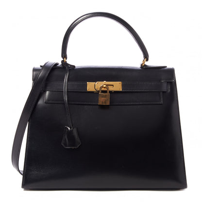 Hermes Box Kelly Sellier 28 Black 1 of 33