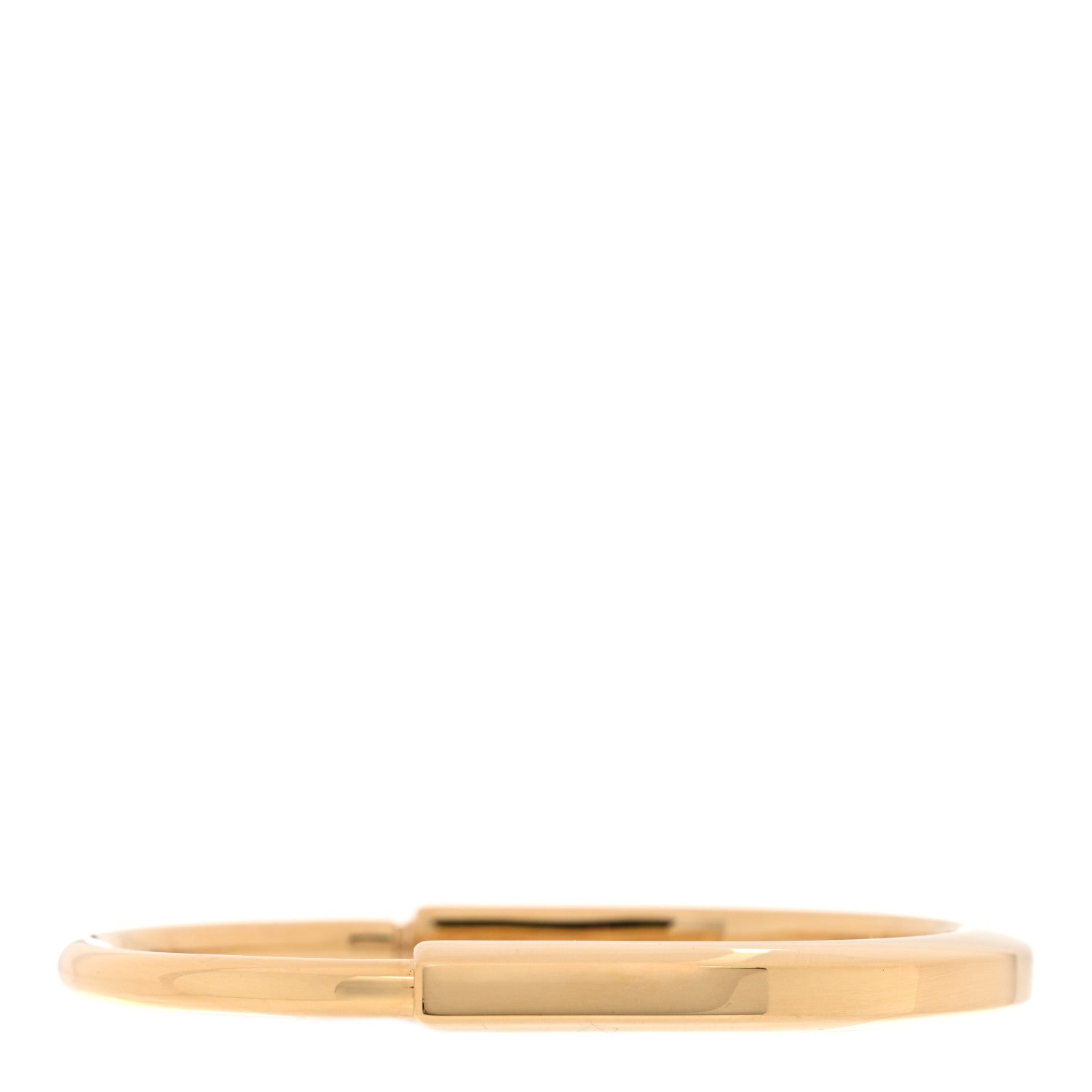 Tiffany 18K Yellow Gold Tiffany Lock Bangle Bracelet 2 of 6