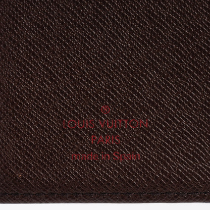 Louis Vuitton Damier Ebene Small Ring Agenda Cover 6 of 7