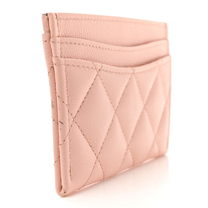 Chanel Caviar Quilted Card Holder Light Pink 3 of 10