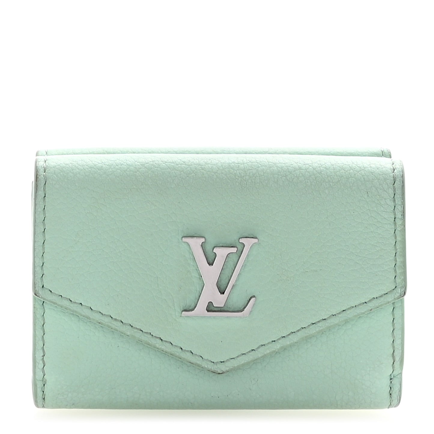 Calfskin Lockmini Wallet Menthe