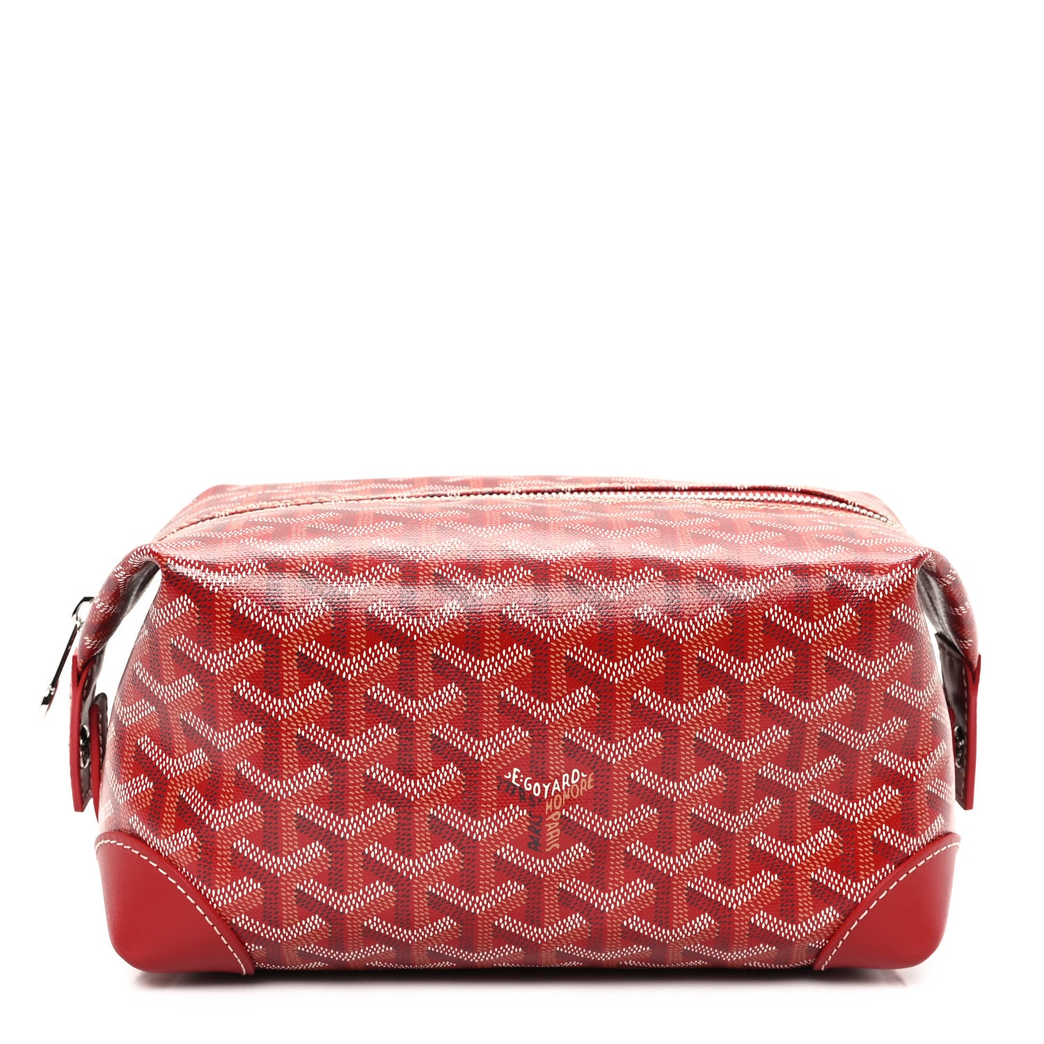 Goyard Goyardine Boeing 25 Trousse de Toilette Red 1 of 6