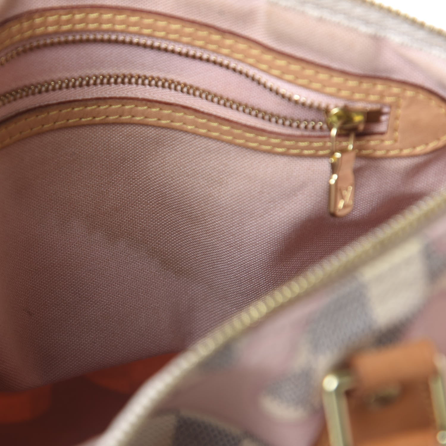 Louis Vuitton Damier Azur Tahitienne Speedy Bandouliere 30 Rose Ballerine 12 of 12