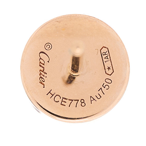 18K Pink Gold LOVE Earrings