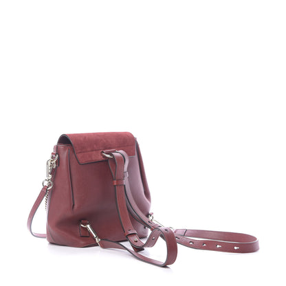 Chloe Suede Calfskin Medium Faye Backpack Sienna Red 2 of 14