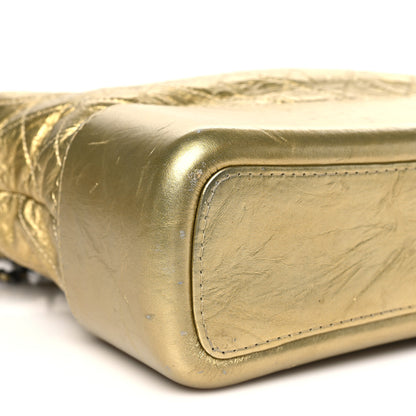 Chanel Metallic Aged Calfskin Quilted Medium Gabrielle Gold 9 of 10