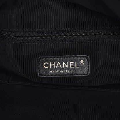 Chanel Calfskin Quilted Large Chain Me Hobo Black 6 of 8