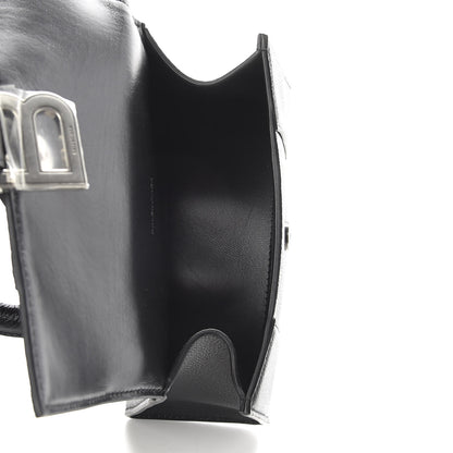 Balenciaga Grained Calfskin Hourglass Top Handle Bag XS Black 5 of 9