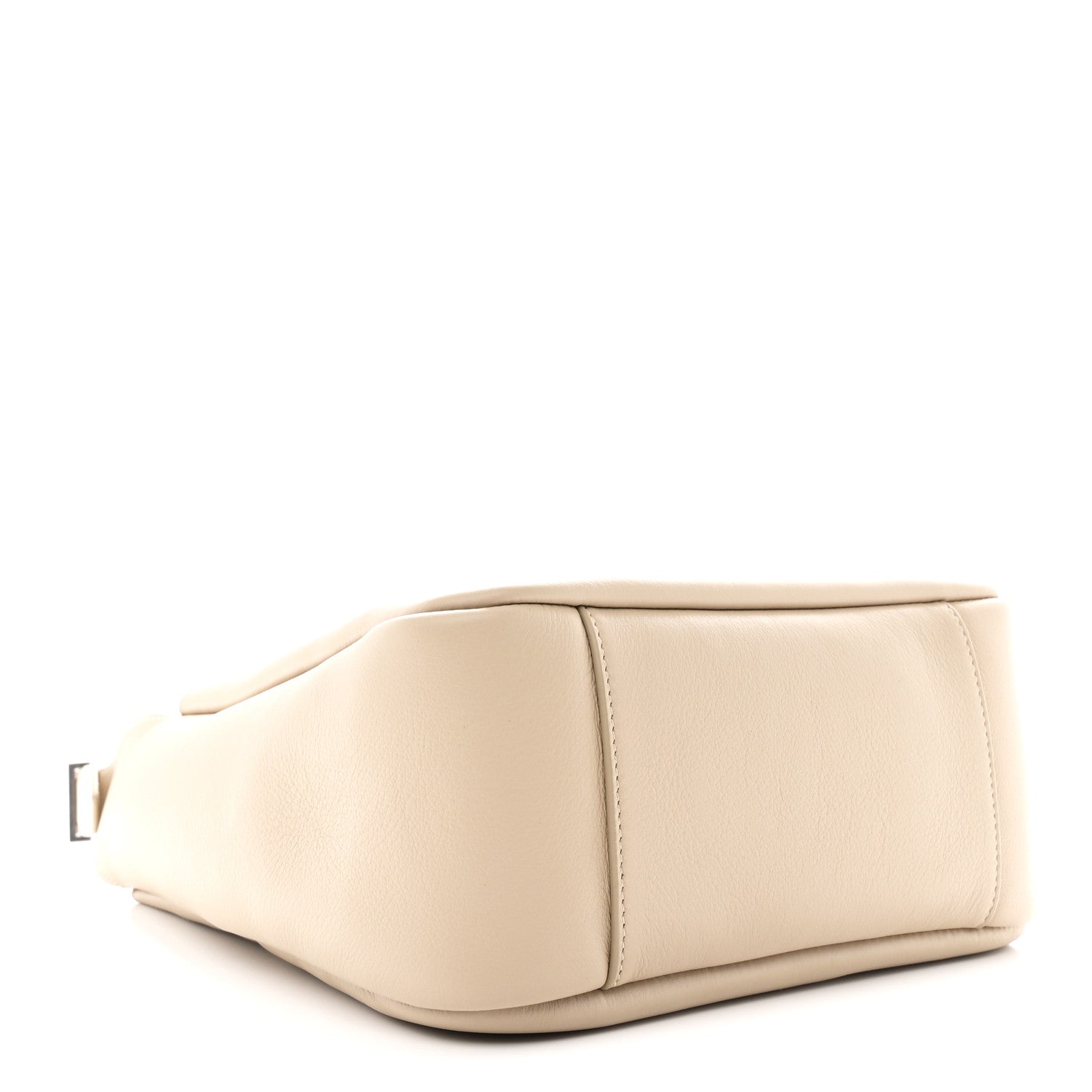 Saint Laurent Smooth Calfskin Small Le 5 A 7 Soft Hobo Sea Salt 4 of 10