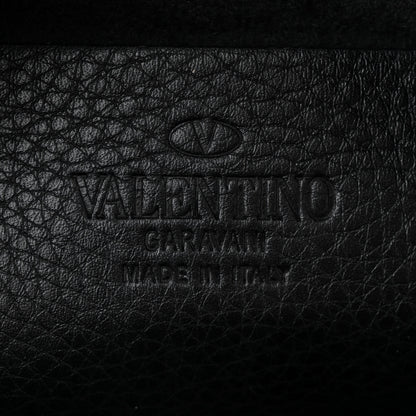 Valentino Garavani Pebbled Calfskin Rockstud Camera Crossbody Bag Black 6 of 9