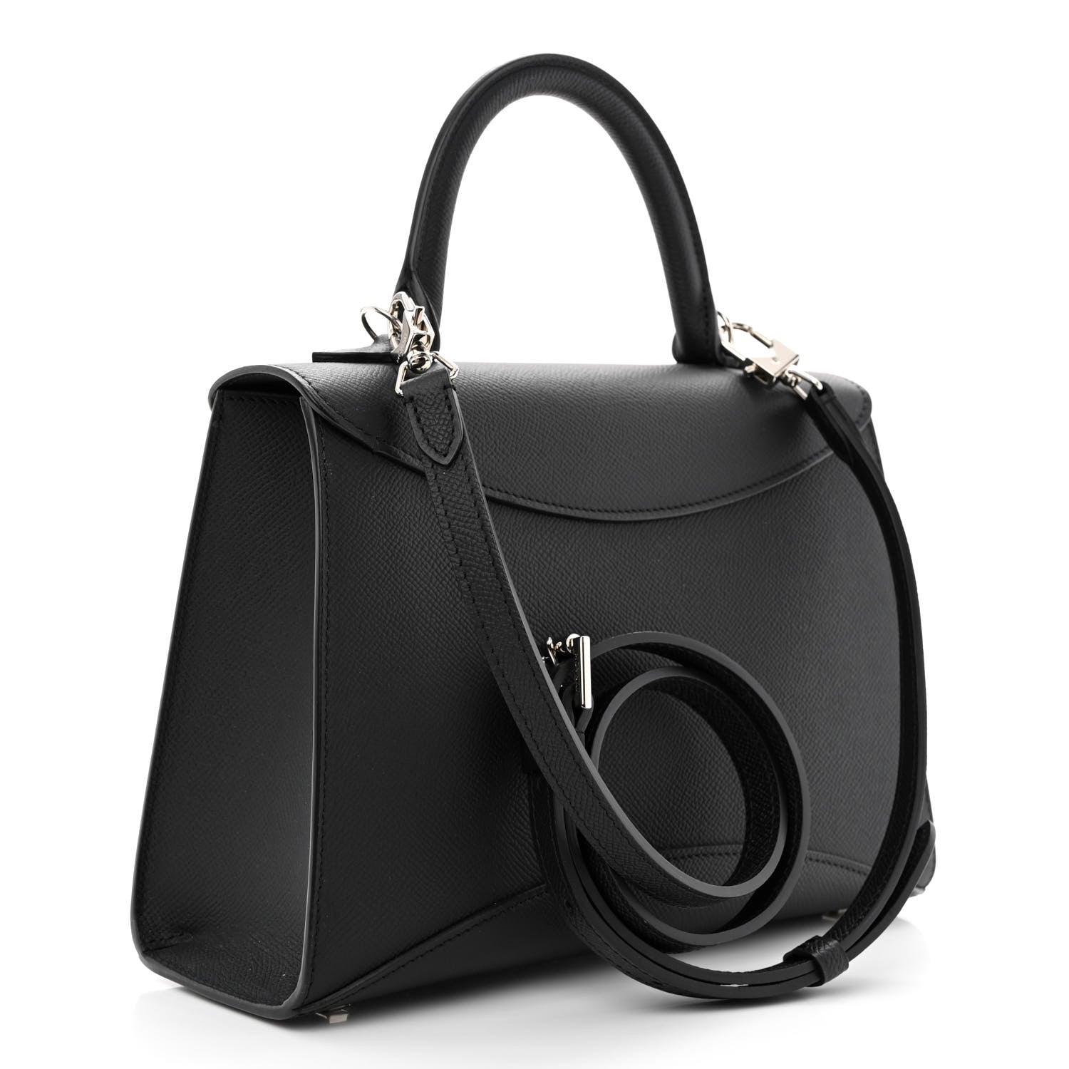 Moynat Carat Calfskin Gabrielle PM Black 3 of 9