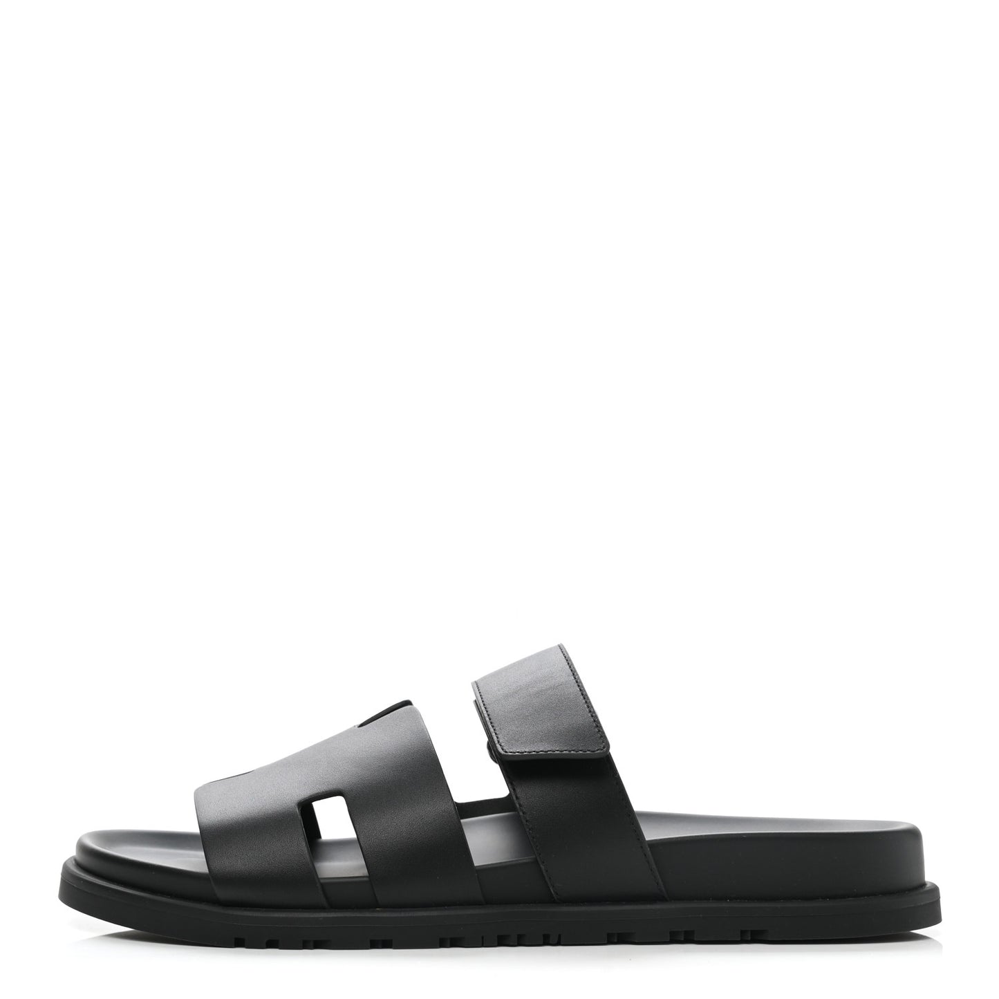 Calfskin Mens Chypre Sandals 43 Black
