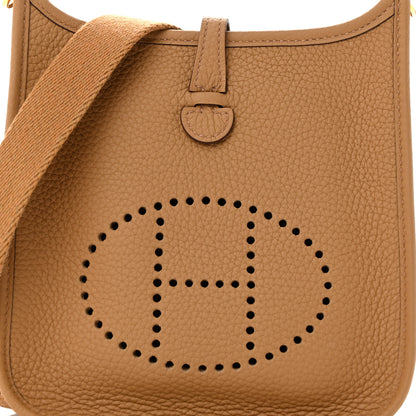 Hermes Taurillon Clemence Evelyne TPM Biscuit 8 of 10