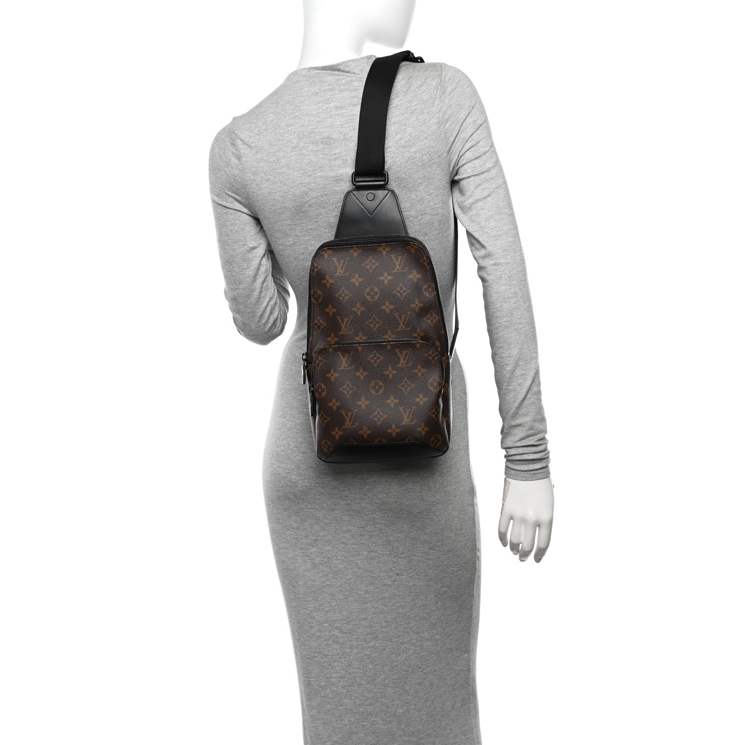 Louis Vuitton Monogram Macassar Avenue Sling Bag 2 of 9