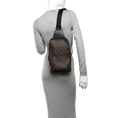 Louis Vuitton Monogram Macassar Avenue Sling Bag 2 of 9