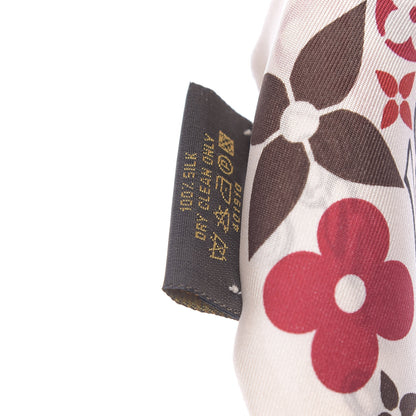 Louis Vuitton Silk Sweet Flower Bandeau Rouge 3 of 4