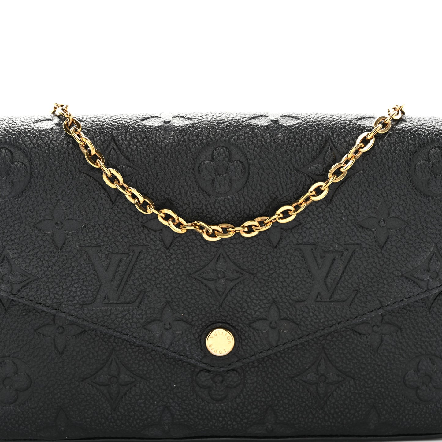 Empreinte Pochette Felicie Chain Wallet Black