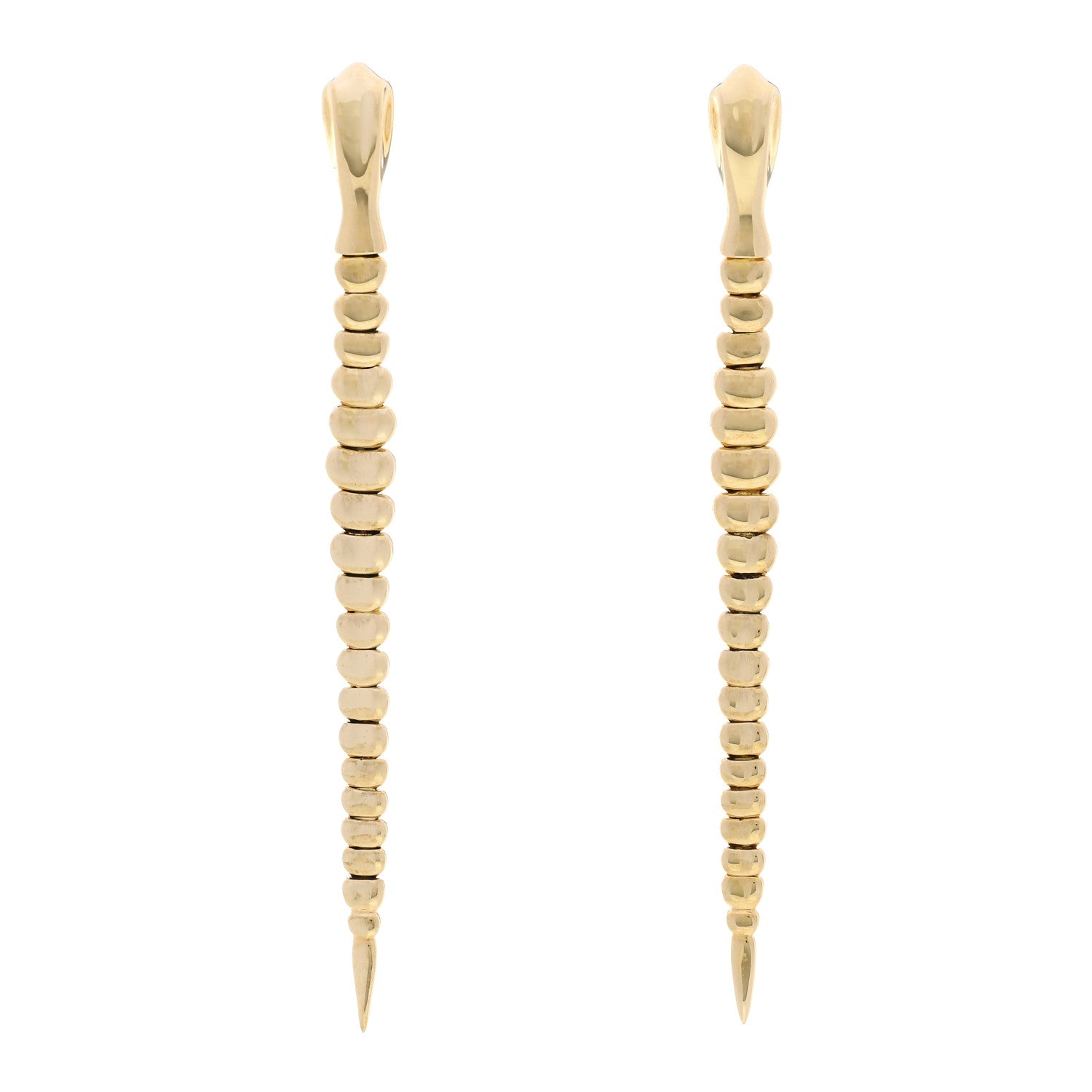 Tiffany 18K Yellow Gold Elsa Peretti Snake Earrings 1 of 5