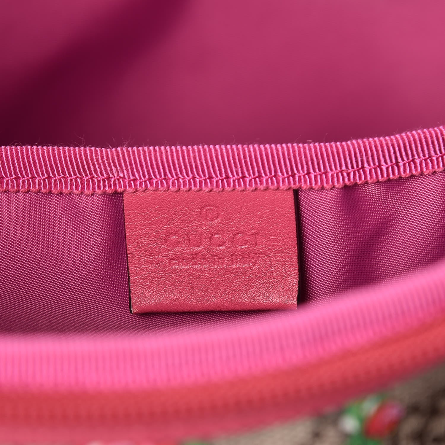 Gucci GG Supreme Monogram Rose Bud Diaper Bag Pink 8 of 14