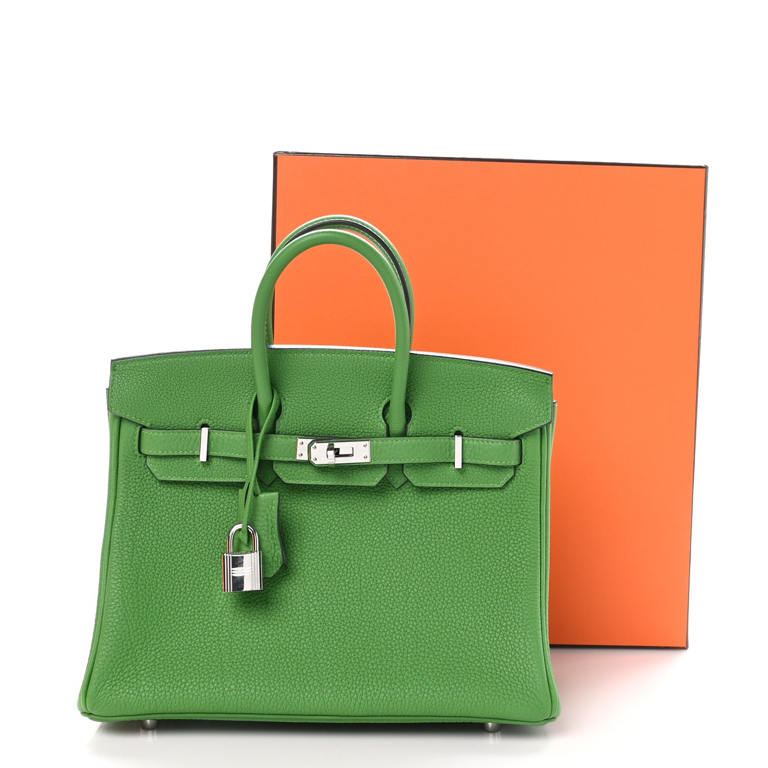 Hermes Togo Birkin 25 Vert Yucca 11 of 11