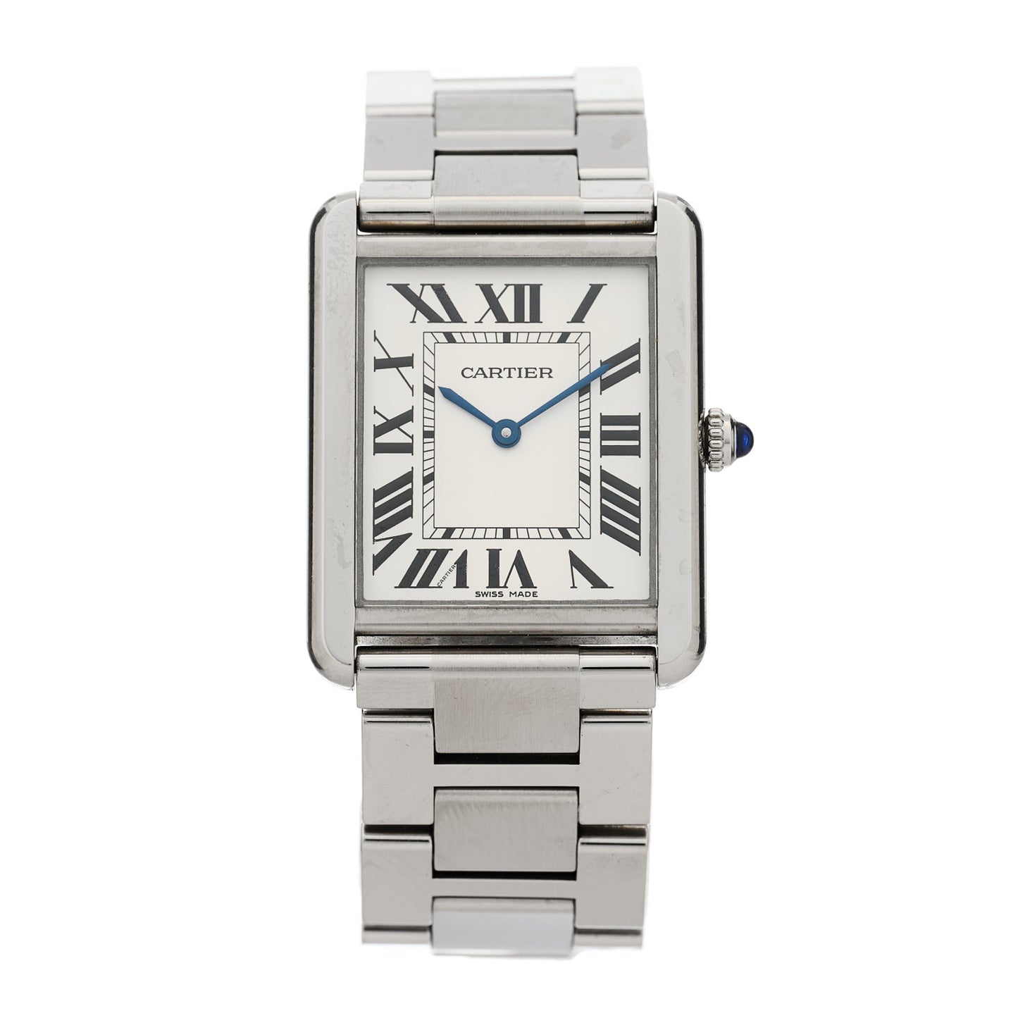 Stainless Steel 27mm Tank Solo Quartz Watch