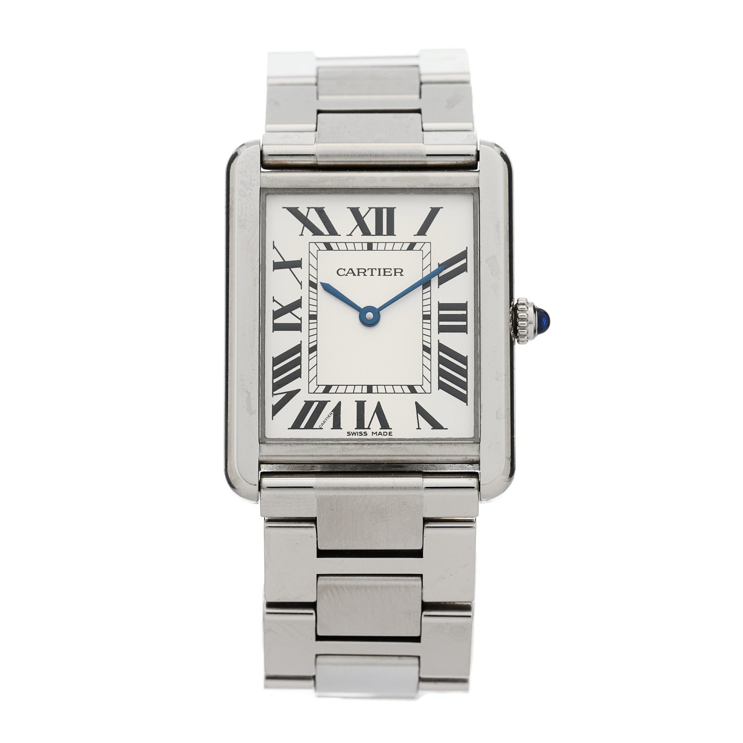 Cartier Stainless Steel 27mm Tank Solo Quartz Watch 1 of 4